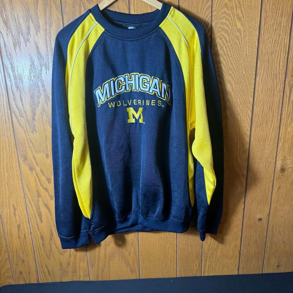 Vintage Starter Michigan Wolverines Crewneck Sweatshirt Size Large